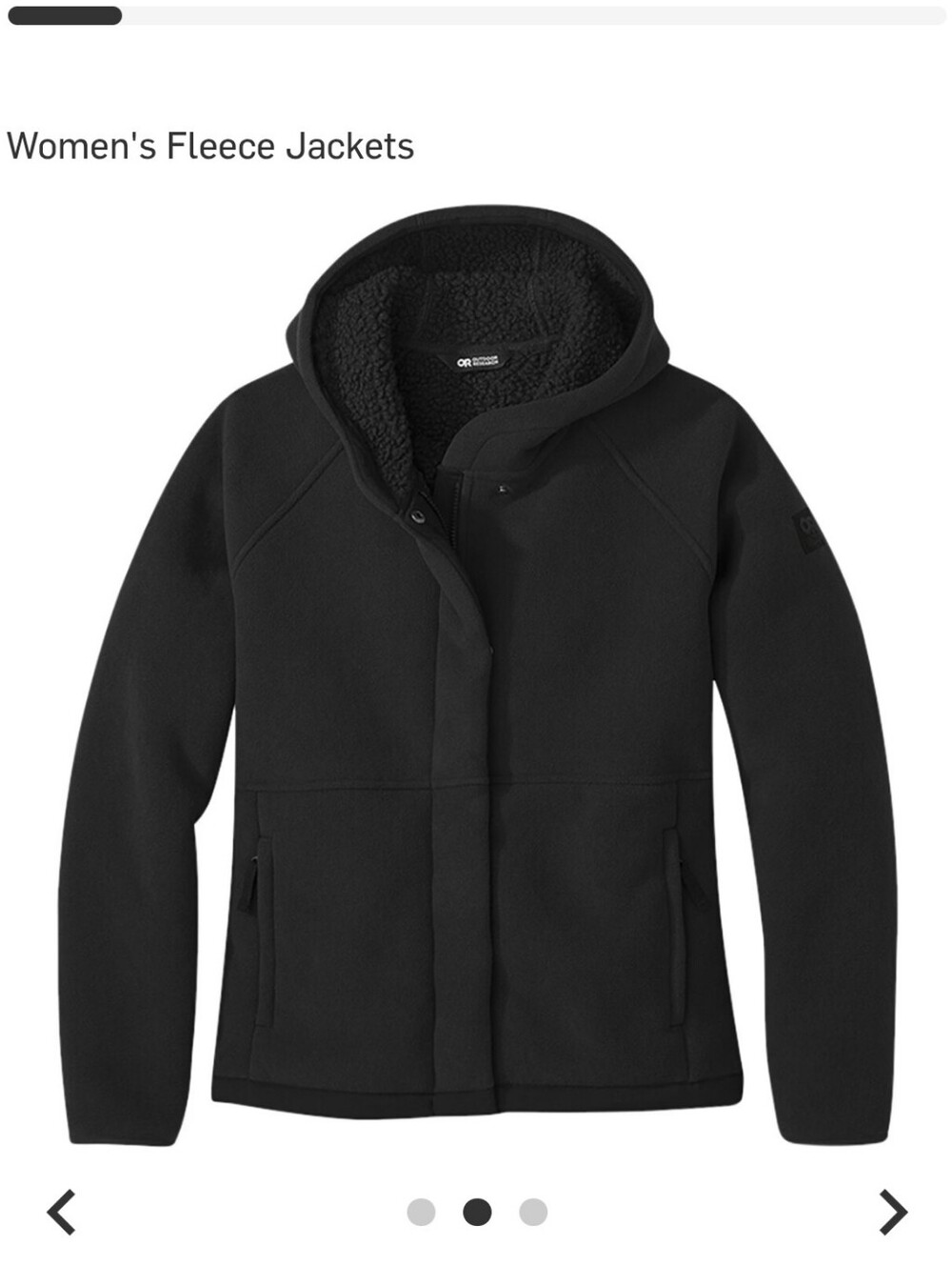 Outdoor Research Juneau Fleece Hooded Jacket